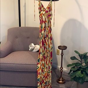 Strapless maxi dress